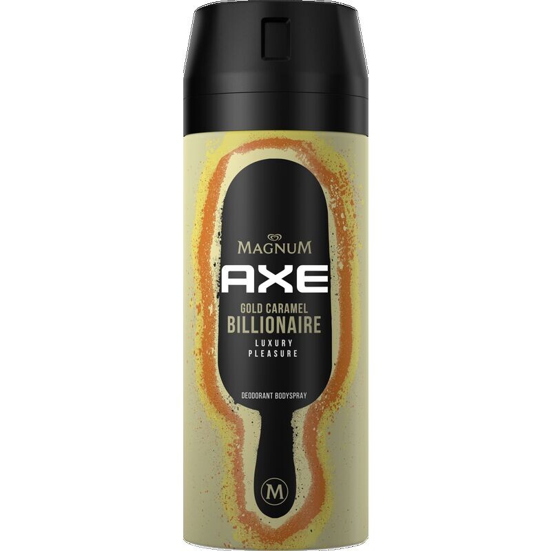 Дезодорант и спрей для тела Gold Caramel Billionaire Magnum AXE, 150 ml
Дезодорант и спрей для тела Gold Caramel Billionaire Magnum AXE, 150 ml