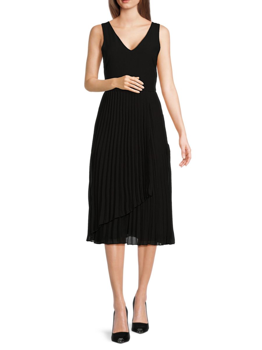 Платье миди с гармошкой и складками Sam Edelman, черный
Платье миди с гармошкой и складками Sam Edelman, черный