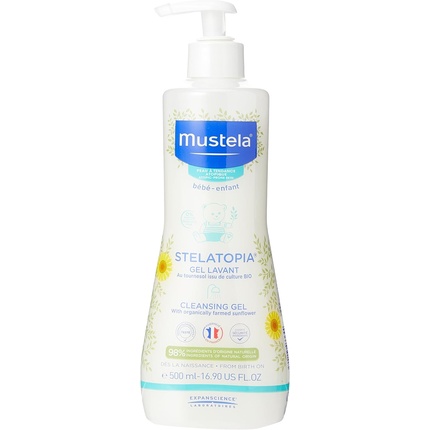 Нежный очищающий гель-дозатор 500 мл Mustela
Нежный очищающий гель-дозатор 500 мл Mustela