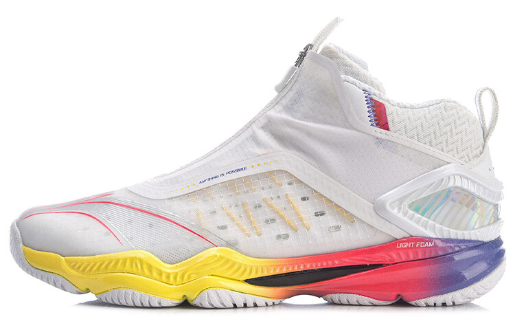 Кроссовки для бадминтона Chameleon Unisex Mid-top Белый/желтый/красный Lining
Кроссовки для бадминтона Chameleon Unisex Mid-top Белый/желтый/красный Lining