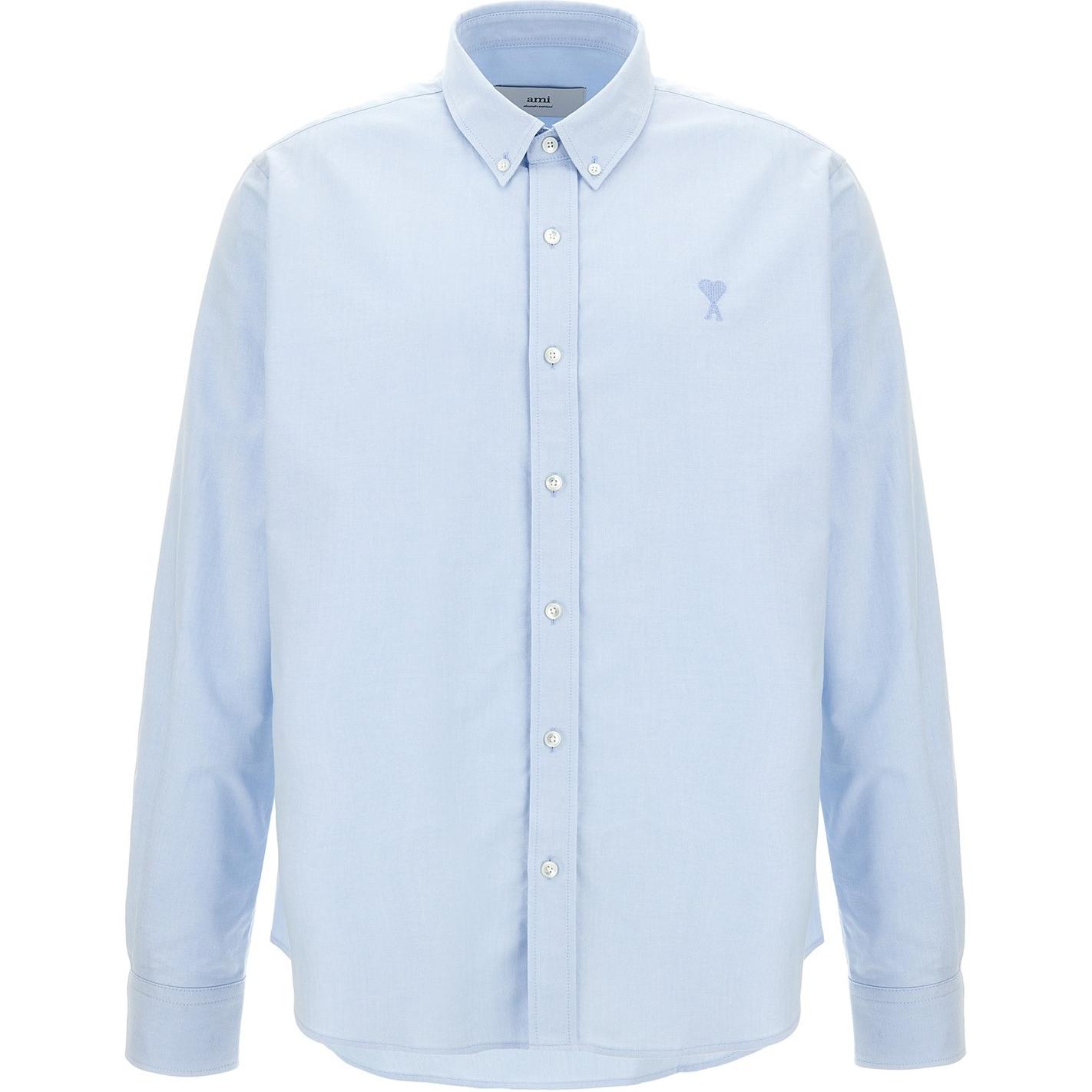 Футболка с длинными рукавами и вышитым логотипом Ami Paris, светло-голубая
Футболка с длинными рукавами и вышитым логотипом Ami Paris, светло-голубая