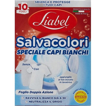 Salvacolori Special White Caps 40 шт. - 1,6 г, Liabel
Salvacolori Special White Caps 40 шт. - 1,6 г, Liabel