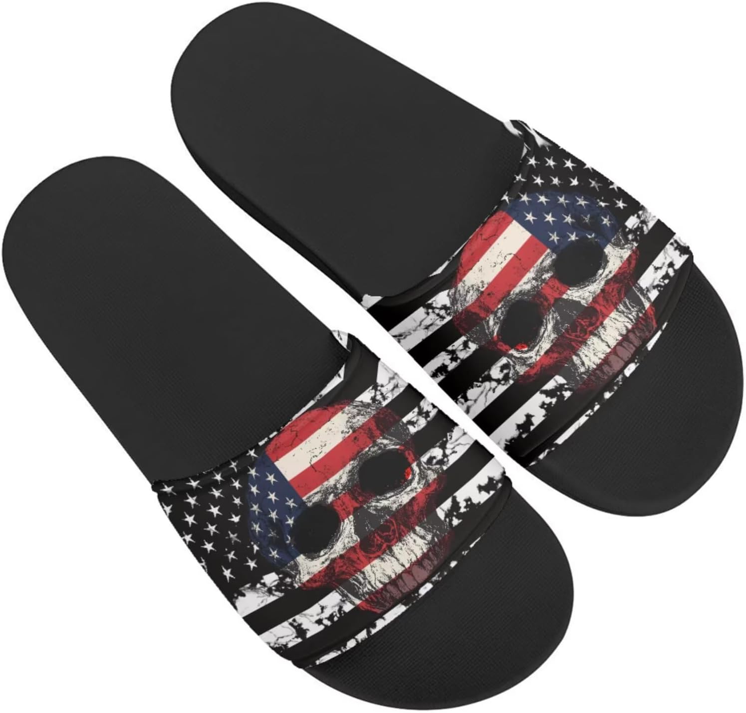 Женские шлепанцы GETELINSENG с принтом черепа на День мертвых, летние домашние тапочки с нескользящей подошвой, тапочки на носок для дома и улицы, Skull American Flag
Женские шлепанцы GETELINSENG с принтом черепа на День мертвых, летние домашние тапочки с нескользящей подошвой, тапочки на носок для дома и улицы, Skull American Flag