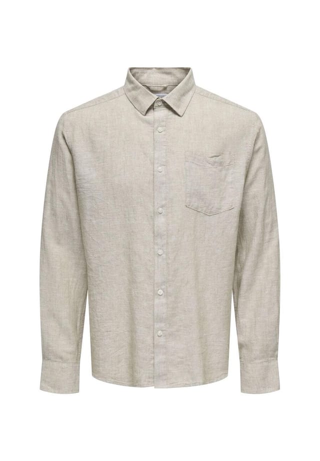 Рубашка с длинными рукавами Only & Sons, цвет chinchilla
Рубашка с длинными рукавами Only & Sons, цвет chinchilla