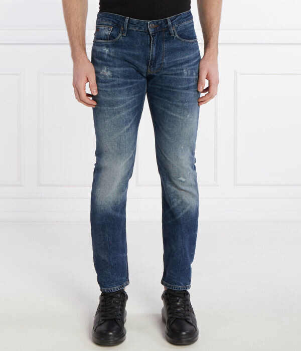 Джинсы мужские Emporio Armani с эффектом потертости, синий
Джинсы мужские Emporio Armani с эффектом потертости, синий