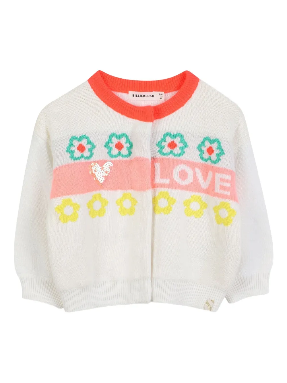 Кардиган с цветочным принтом Billieblush, белый
Кардиган с цветочным принтом Billieblush, белый