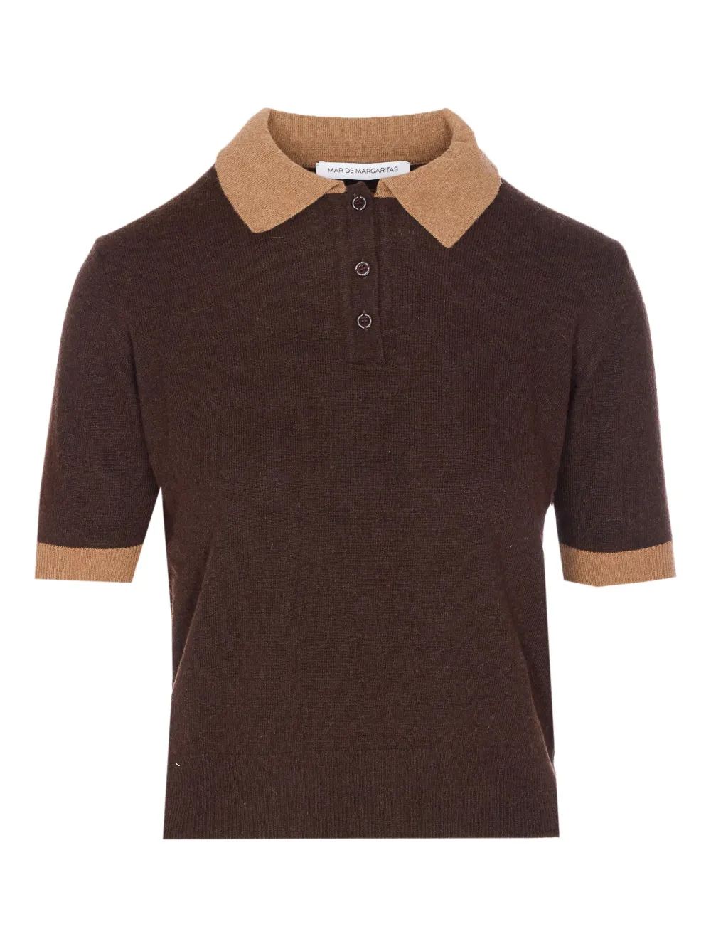Поло с контрастным воротником MAR DE MARGARITAS, коричневый
Поло с контрастным воротником MAR DE MARGARITAS, коричневый