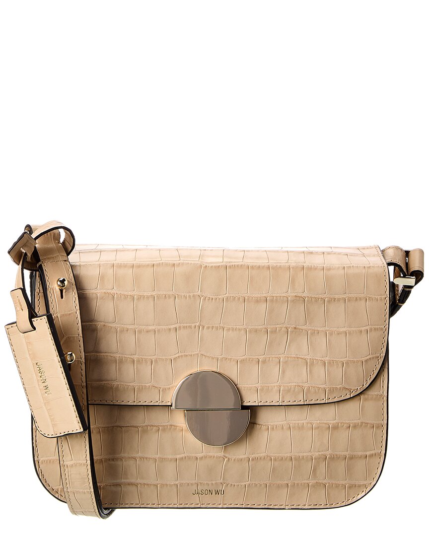 Джейсон Ву Плечевая сумка из кожи с тиснением под крокодила Jason Wu, бежевый
Джейсон Ву Плечевая сумка из кожи с тиснением под крокодила Jason Wu, бежевый