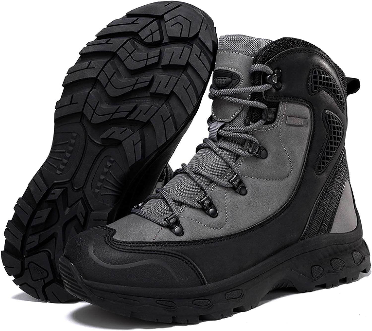 Мужские высокие водонепроницаемые трекинговые ботинки на платформе, с круглым носком, противоскользящие, легкие, на шнуровке, военные тактические ботинки, для походов и путешествий, прочные боевые ботинки Bhdjk, серый
Мужские высокие водонепроницаемые трекинговые ботинки на платформе, с круглым носком, противоскользящие, легкие, на шнуровке, военные тактические ботинки, для походов и путешествий, прочные боевые ботинки Bhdjk, серый