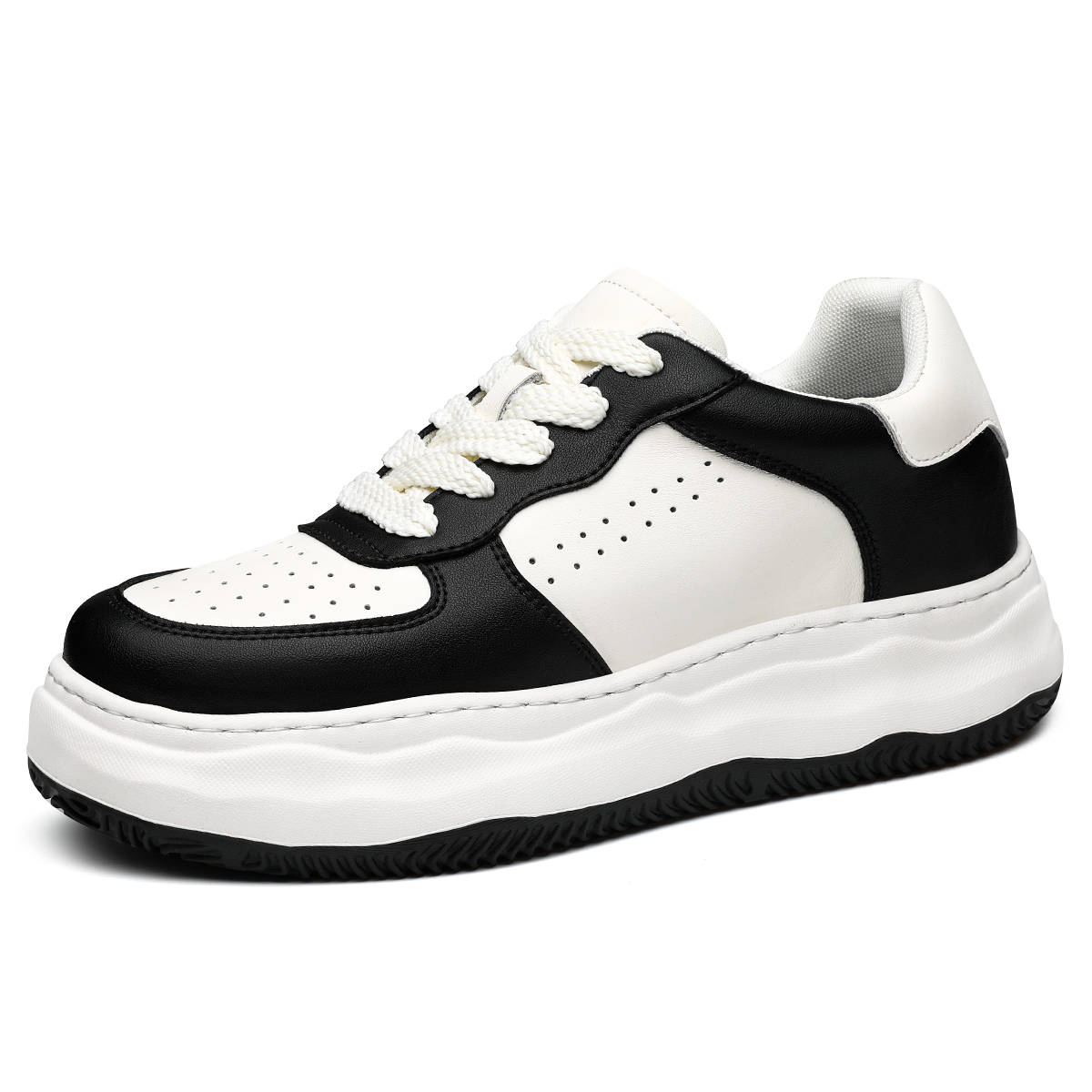 CHINT Мужские низкие скейтбордные кроссовки с высотой подошвы 7 см черно-белые 02, цвет {Height Increasing 7CM} Black & White 02
CHINT Мужские низкие скейтбордные кроссовки с высотой подошвы 7 см черно-белые 02, цвет {Height Increasing 7CM} Black & White 02