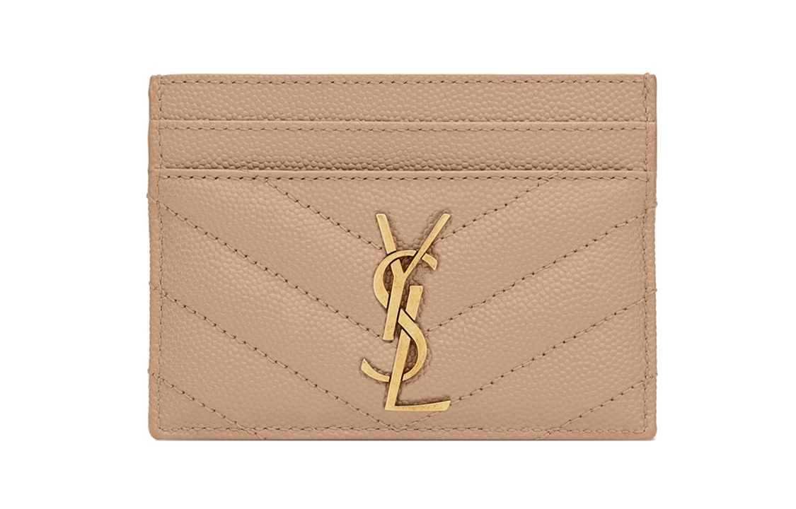 SAINT LAURENT Монограммная стеганая кардхолдер из кожи Cow Leather Card Holder для женщин темный бежевый
SAINT LAURENT Монограммная стеганая кардхолдер из кожи Cow Leather Card Holder для женщин темный бежевый