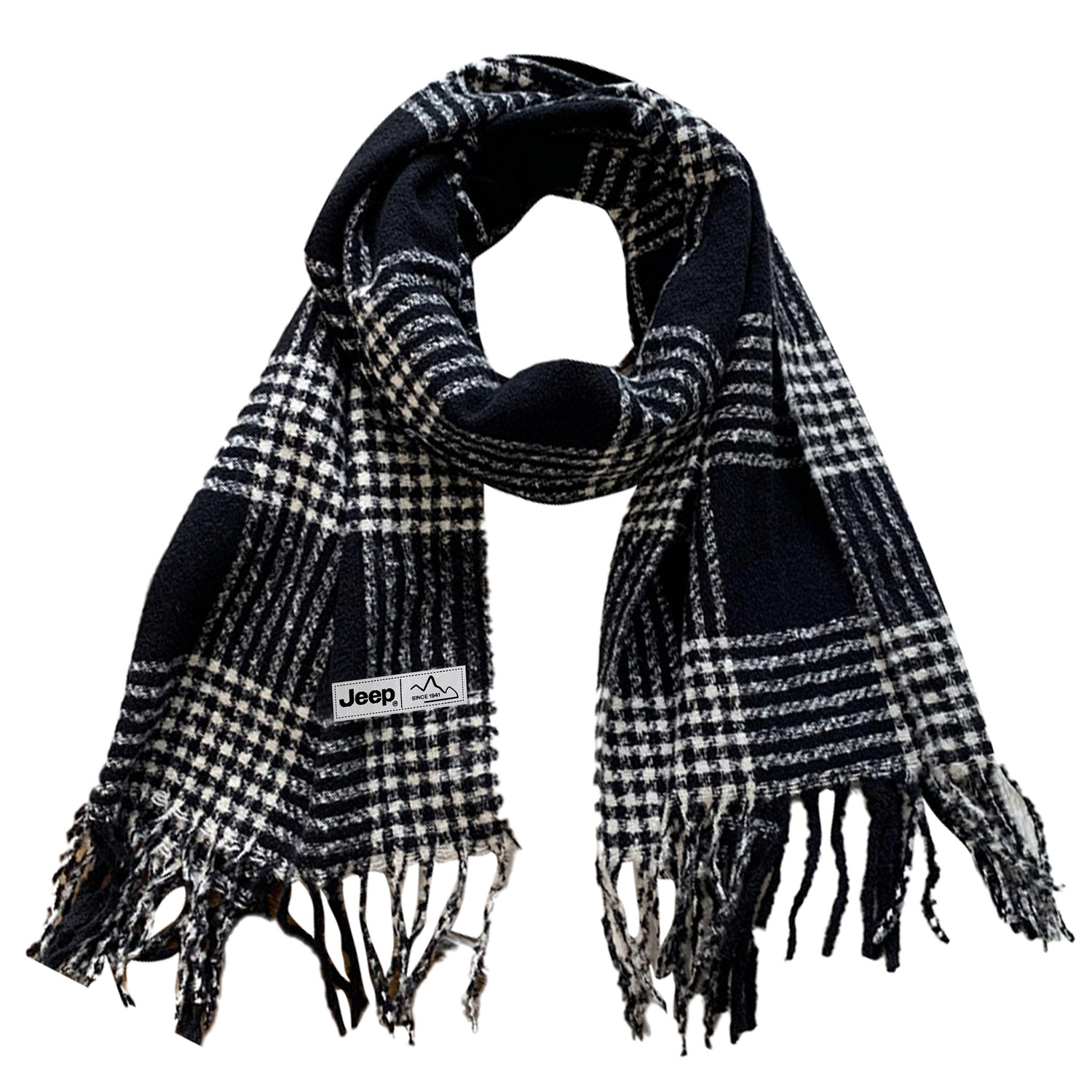 Шарф из полиэстера Unisex Jeep, черный stripes plaid
Шарф из полиэстера Unisex Jeep, черный stripes plaid