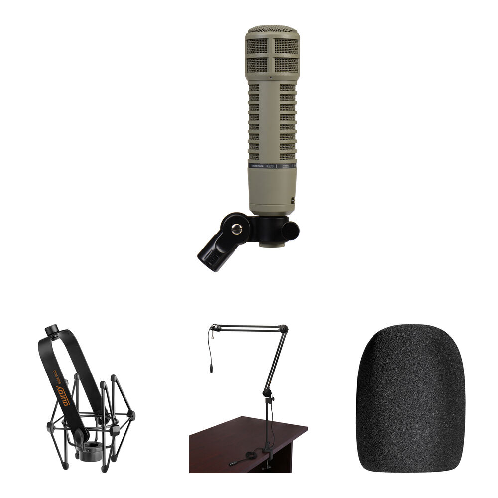 Динамический микрофон Electro-Voice RE20 Dynamic Microphone Broadcaster Kit (Fawn
Динамический микрофон Electro-Voice RE20 Dynamic Microphone Broadcaster Kit (Fawn