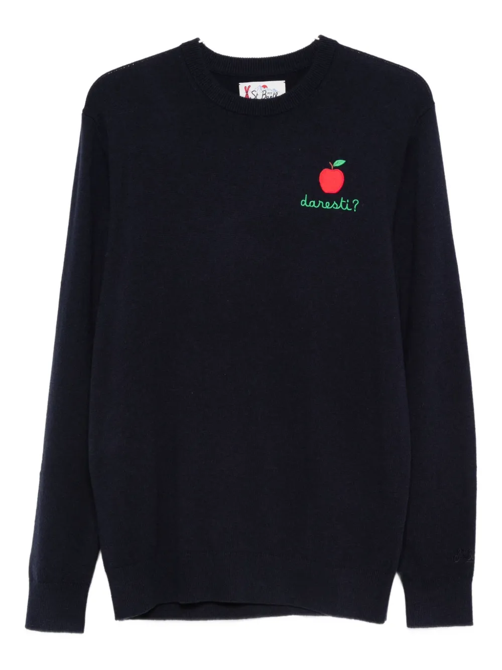 Свитер с вышивкой в виде яблока Mc2 Saint Barth, синий
Свитер с вышивкой в виде яблока Mc2 Saint Barth, синий