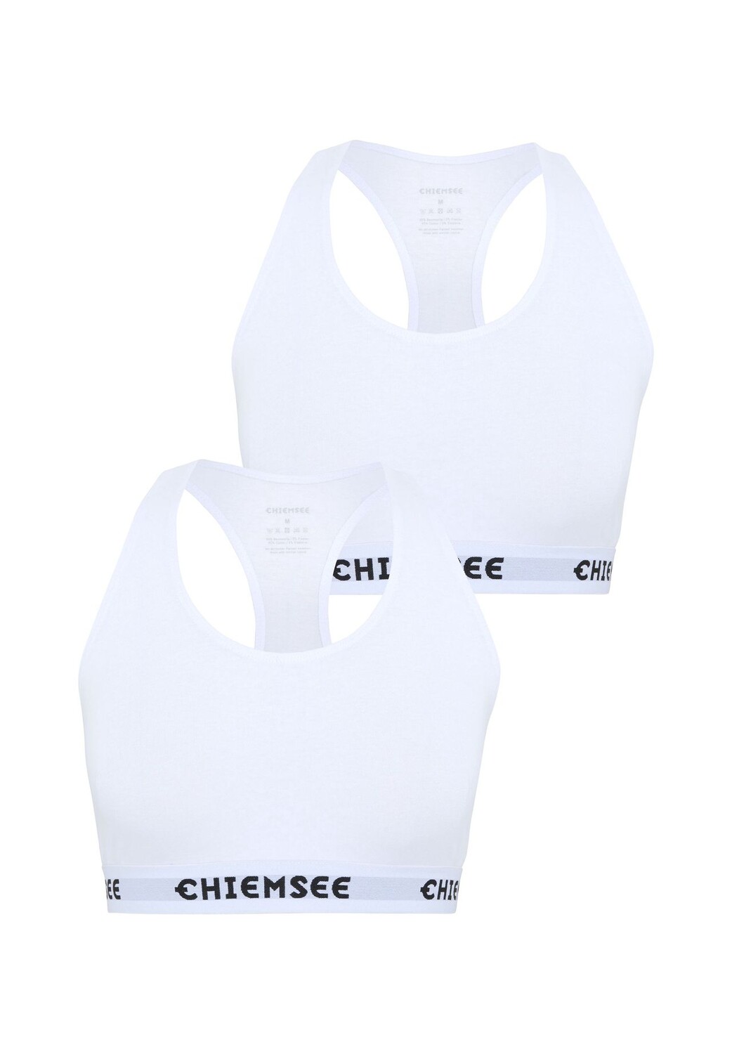 Топ-бюстье в упаковке из двух штук с надписью на этикетке CHIEMSEE, цвет 1010 White/white
Топ-бюстье в упаковке из двух штук с надписью на этикетке CHIEMSEE, цвет 1010 White/white