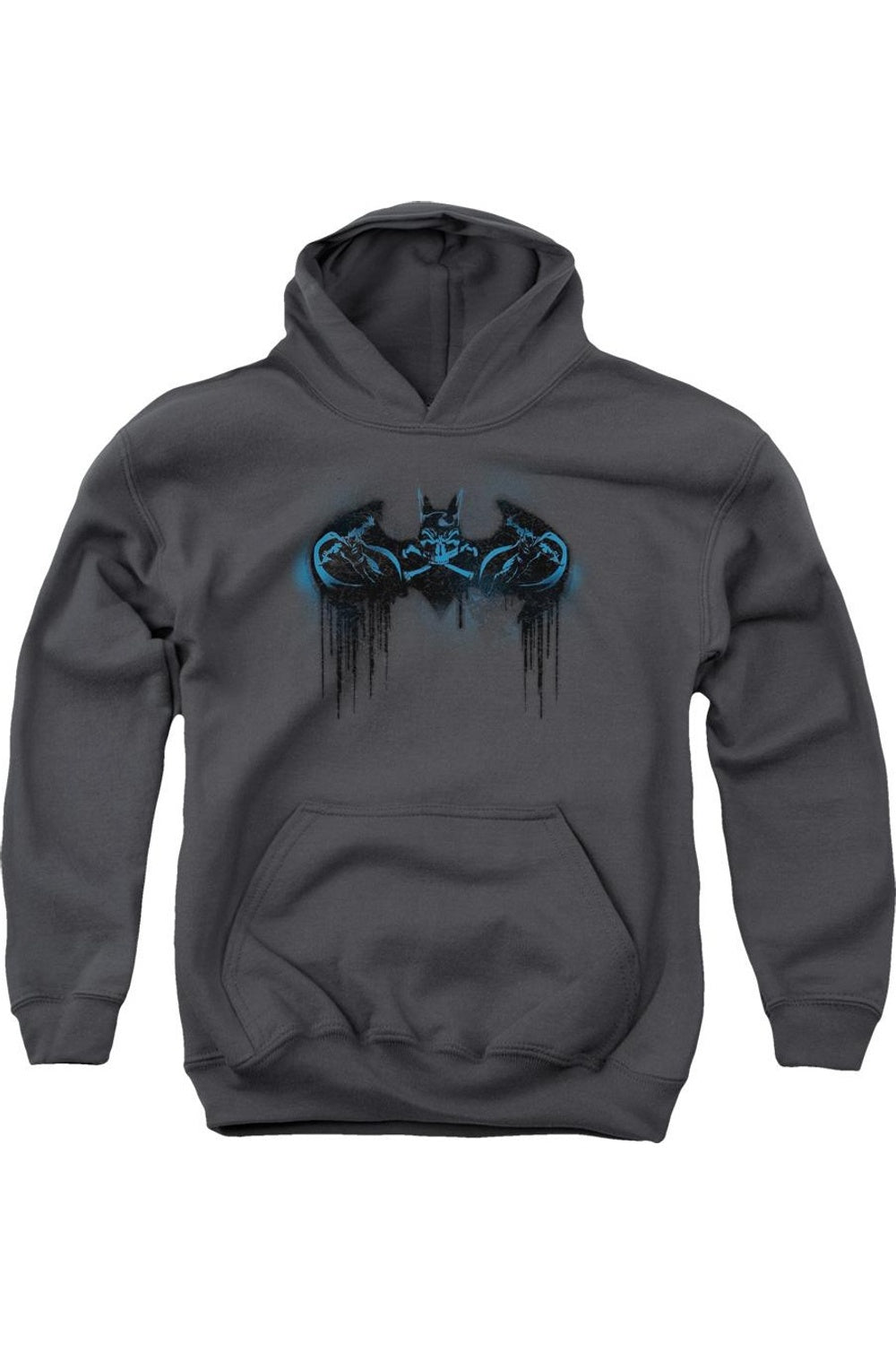 Бегун Бэтмен молодежная толстовка с капюшоном Gildan, Charcoal 
Бегун Бэтмен молодежная толстовка с капюшоном Gildan, Charcoal