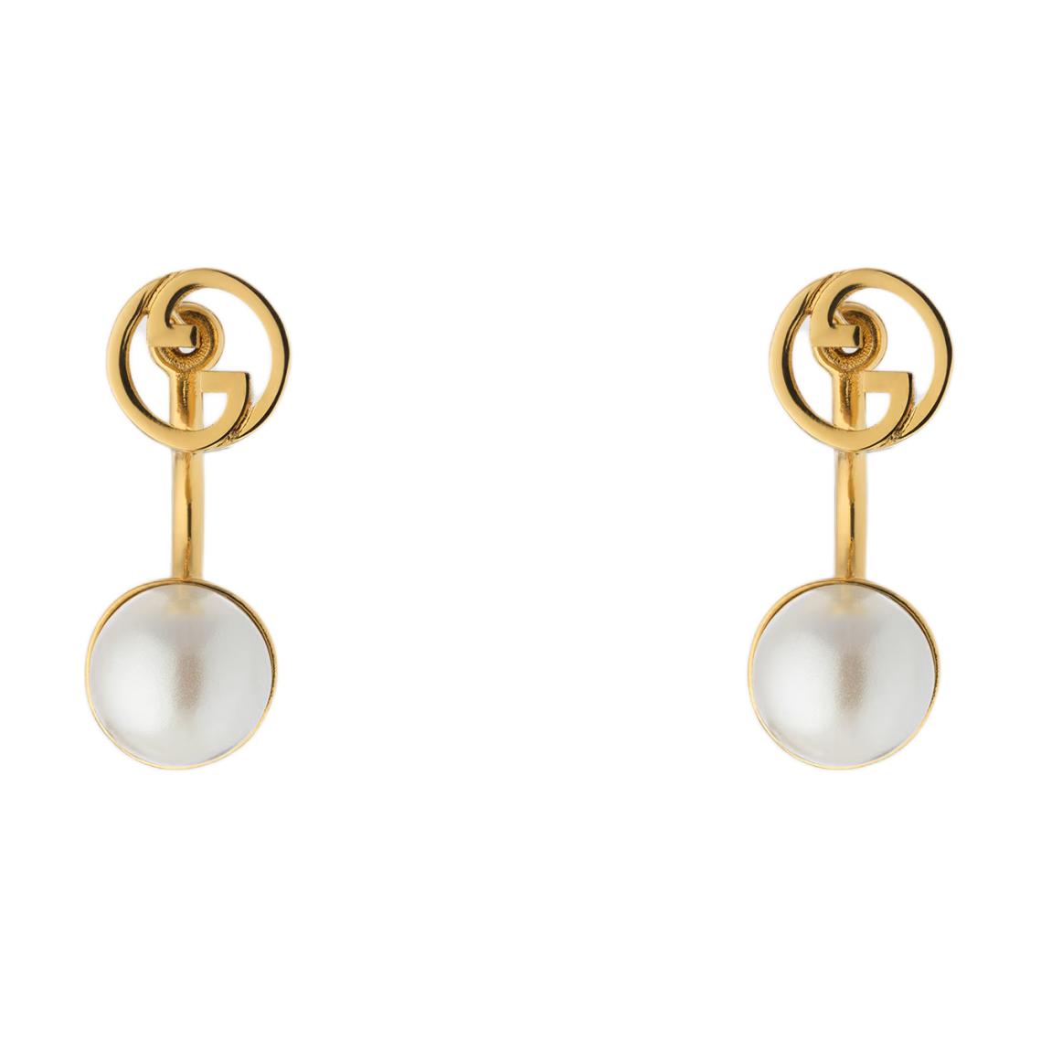 Серьги Blondie из смолы с жемчугом GUCCI
Серьги Blondie из смолы с жемчугом GUCCI