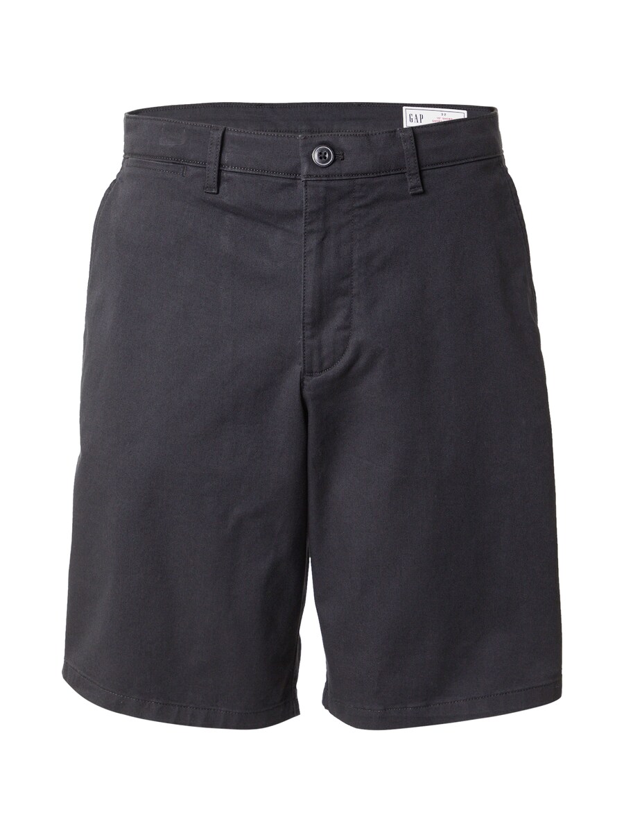 Обычные брюки-чинос GAP, черный 
Обычные брюки-чинос GAP, черный