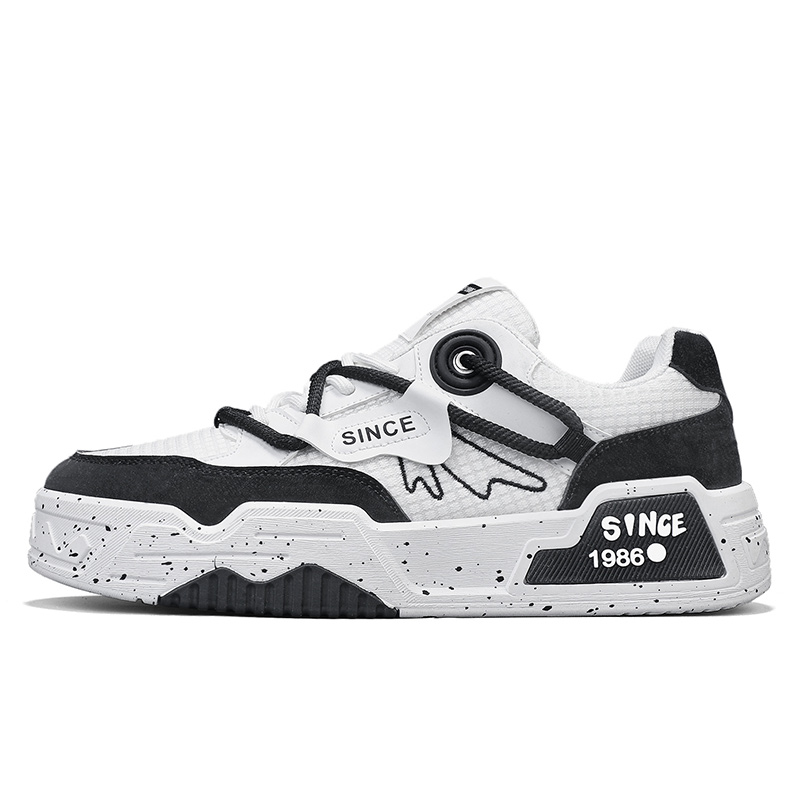 M.M Party Амортизирующие противоскользящие износостойкие дышащие низкие повседневные кроссовки мужские бело-черные, цвет White Black
M.M Party Амортизирующие противоскользящие износостойкие дышащие низкие повседневные кроссовки мужские бело-черные, цвет White Black