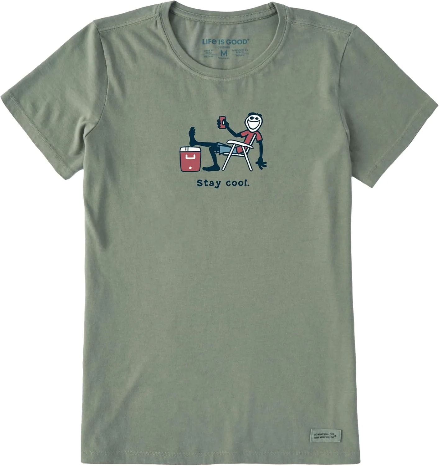 Life is Good Stay Cool Vintage Crusher футболка для мужчин, Heather Gray
Life is Good Stay Cool Vintage Crusher футболка для мужчин, Heather Gray