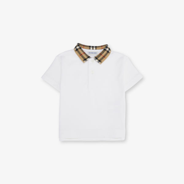 Детское поло Burberry с клетчатым принтом 6 месяцев - 2 года, белый
Детское поло Burberry с клетчатым принтом 6 месяцев - 2 года, белый