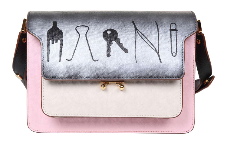 MARNI Кожаная сумка через плечо женская розовая
MARNI Кожаная сумка через плечо женская розовая