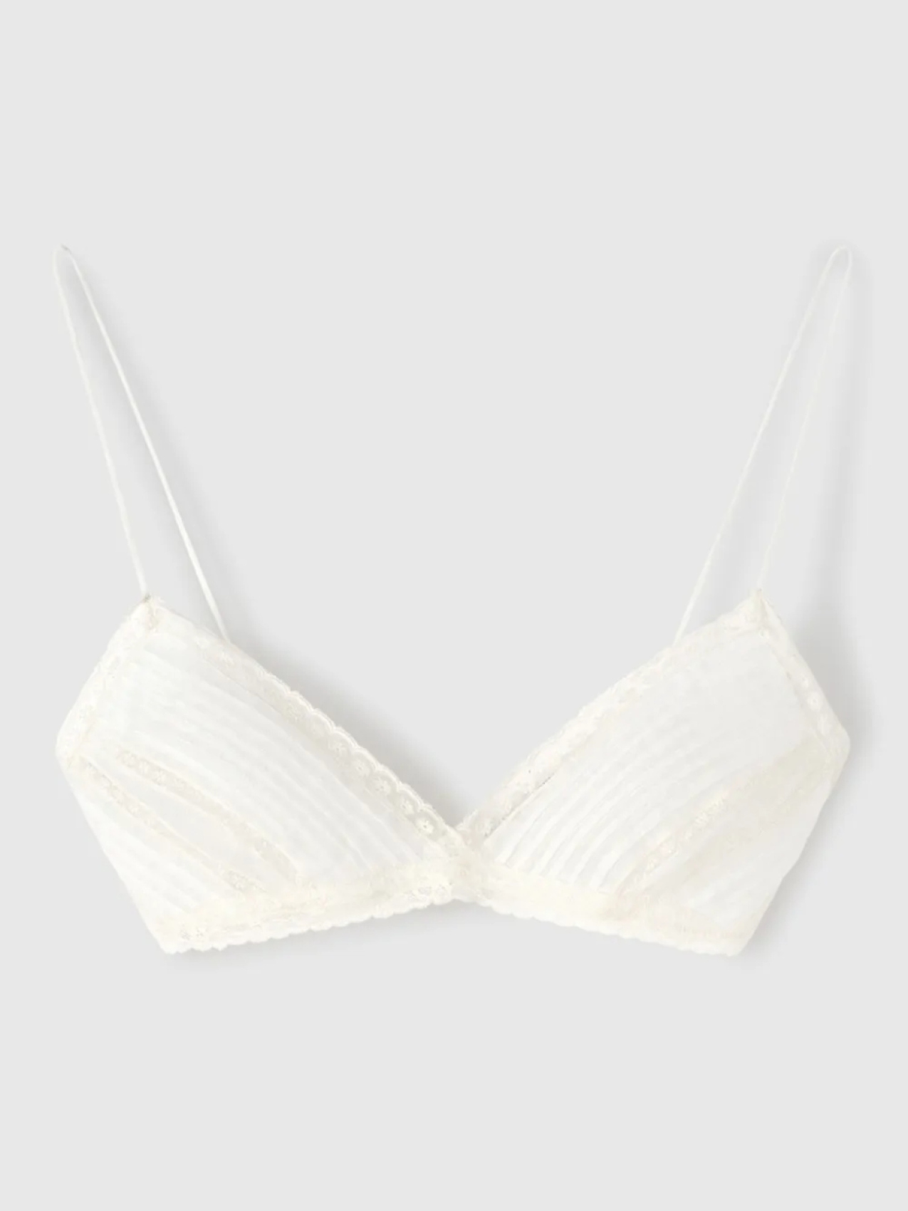 Бюстгальтер-бралетт с кружевной отделкой Ermanno Scervino, белый
Бюстгальтер-бралетт с кружевной отделкой Ermanno Scervino, белый