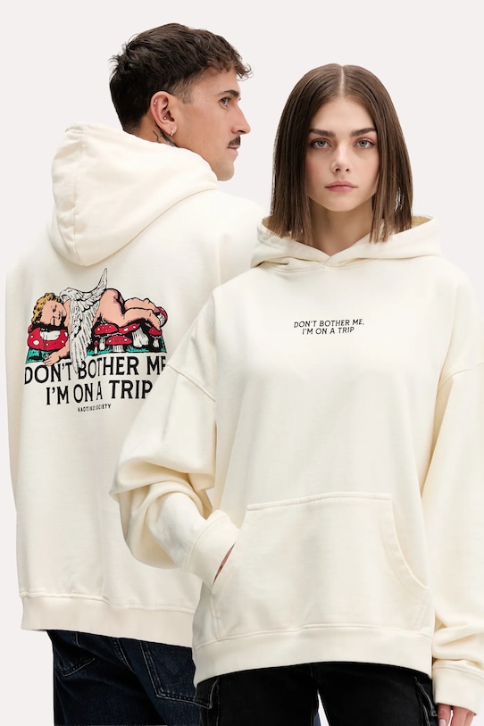 Хлопковая толстовка Kaotiko, бежевый
Хлопковая толстовка Kaotiko, бежевый