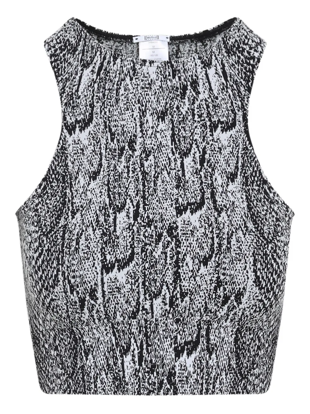 Топ с принтом змеиной кожи и воротником-халтер Wolford, черный
Топ с принтом змеиной кожи и воротником-халтер Wolford, черный
