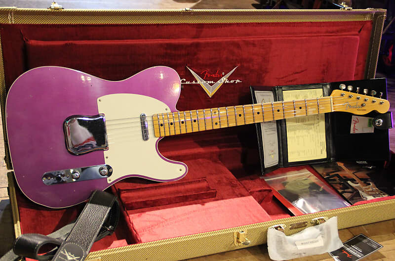 Электрогитара Fender Limited Edition Custom Shop '50s Telecaster Custom Reverse Journeyman Purple Metallic
Электрогитара Fender Limited Edition Custom Shop '50s Telecaster Custom Reverse Journeyman Purple Metallic