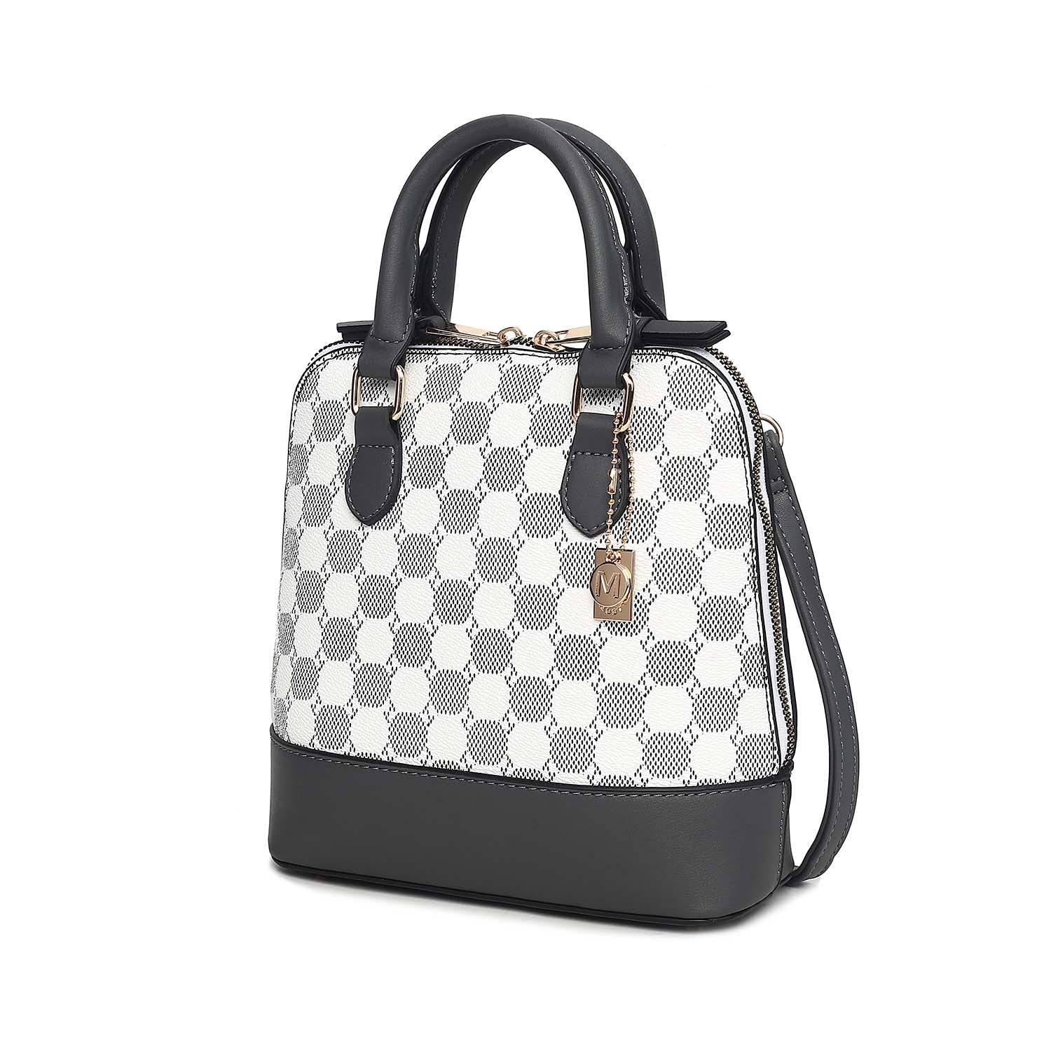 Женская сумка-саквояж Marjorie с круглым принтом от Mia K MKF Collection By Mia K., charcoal
Женская сумка-саквояж Marjorie с круглым принтом от Mia K MKF Collection By Mia K., charcoal