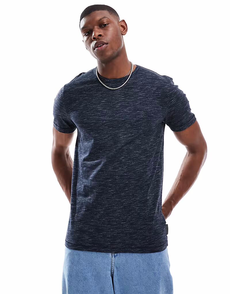 Футболка French Connection с круглым вырезом темно-синего меланжевого цвета French Connection Mens
Футболка French Connection с круглым вырезом темно-синего меланжевого цвета French Connection Mens