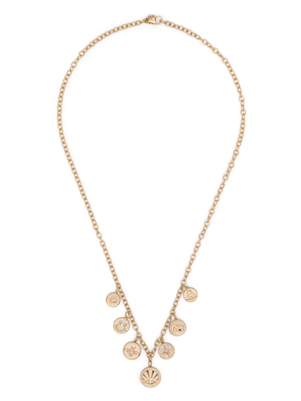 Колье из желтого золота с бриллиантами Sydney Evan, золотой
Колье из желтого золота с бриллиантами Sydney Evan, золотой