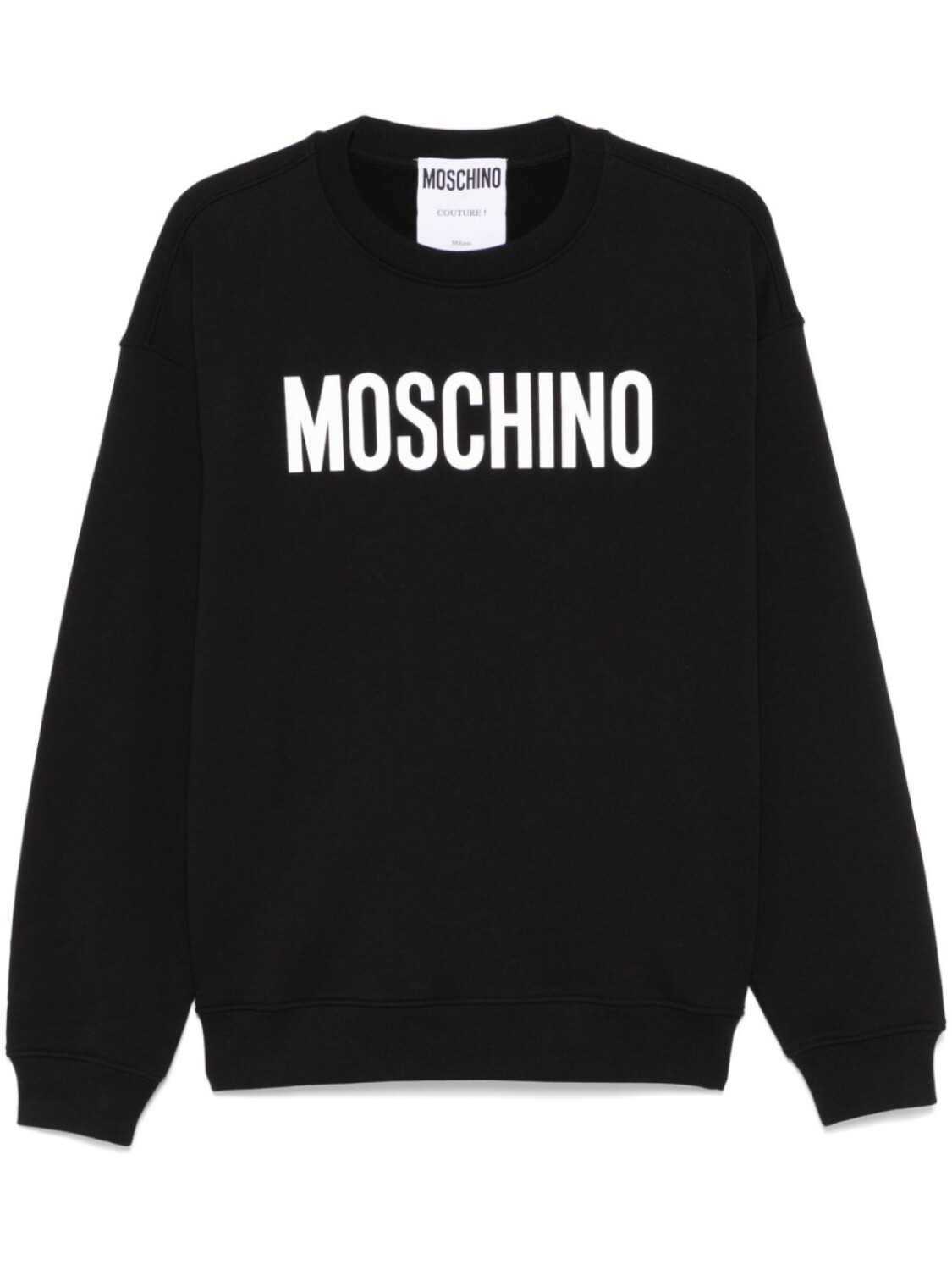 Moschino свитер с логотипом, черный 
Moschino свитер с логотипом, черный