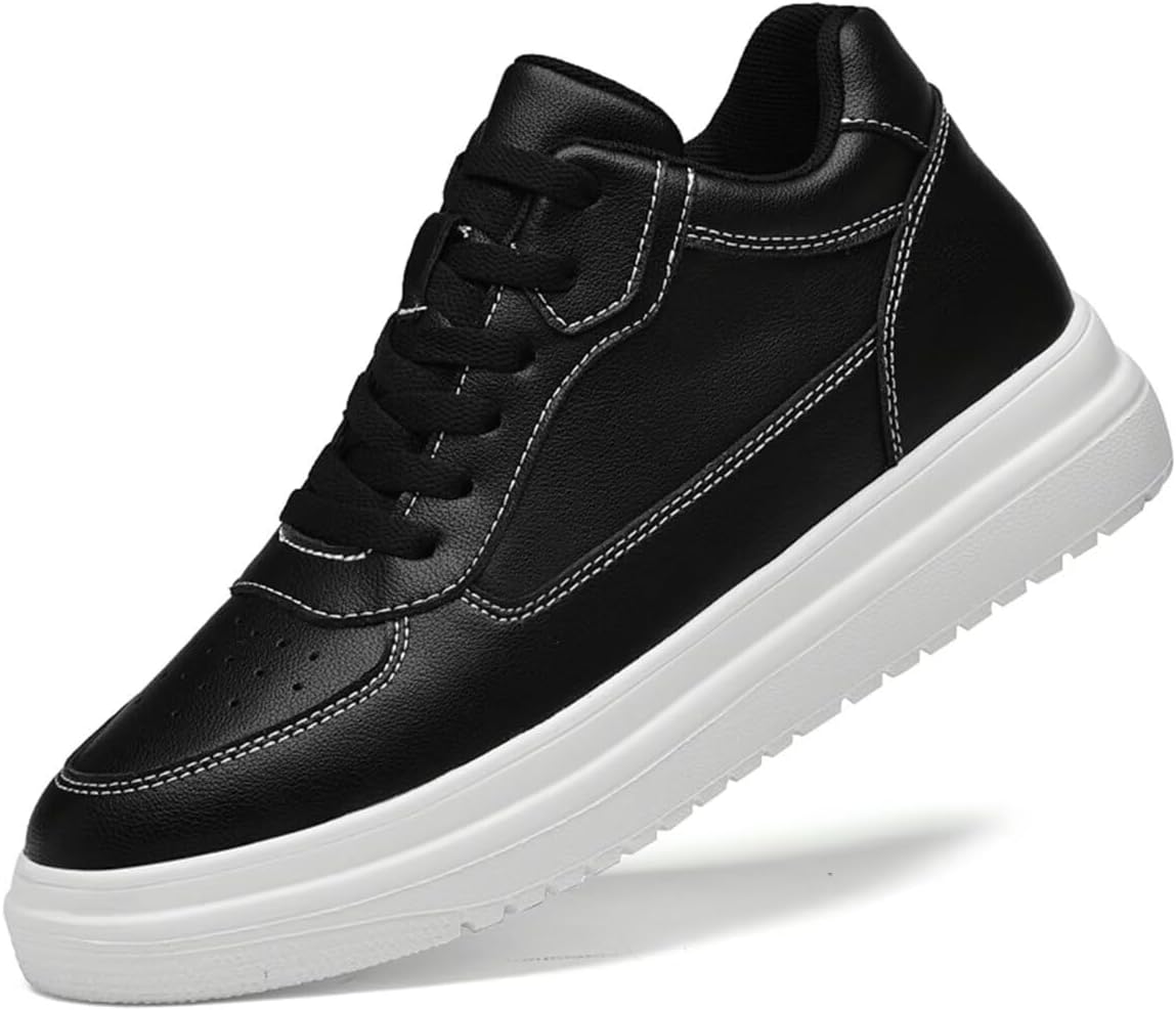 Мужские невидимые обувь для увеличения роста из кожи, подъемные кроссовки, модные кроссовки для увеличения роста на 2,4'' Diburosy, черный
Мужские невидимые обувь для увеличения роста из кожи, подъемные кроссовки, модные кроссовки для увеличения роста на 2,4'' Diburosy, черный