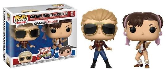 Funko POP! Игры, коллекционная фигурка, Капитан Марвел против. Чун-Ли, 2 упаковки.
Funko POP! Игры, коллекционная фигурка, Капитан Марвел против. Чун-Ли, 2 упаковки.