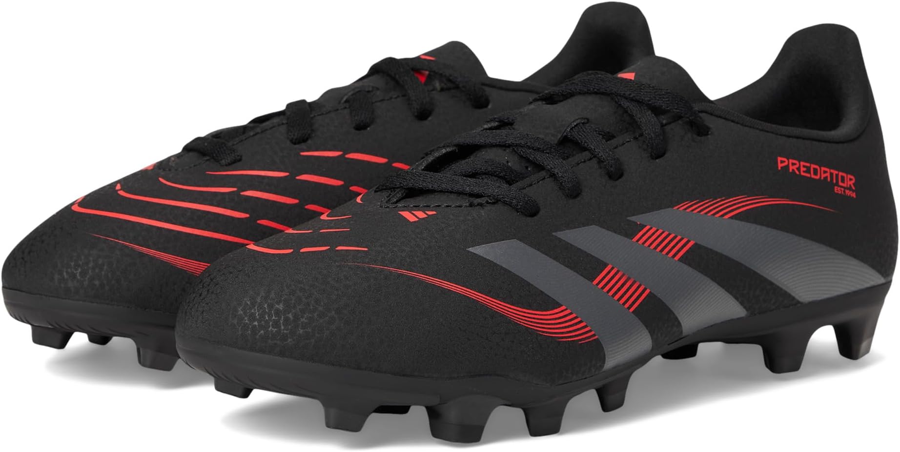 Кроссовки adidas Kids Club Predator Firm Ground/Multi Ground Soccer Cleats, Black/Grey/Lucid Red
Кроссовки adidas Kids Club Predator Firm Ground/Multi Ground Soccer Cleats, Black/Grey/Lucid Red