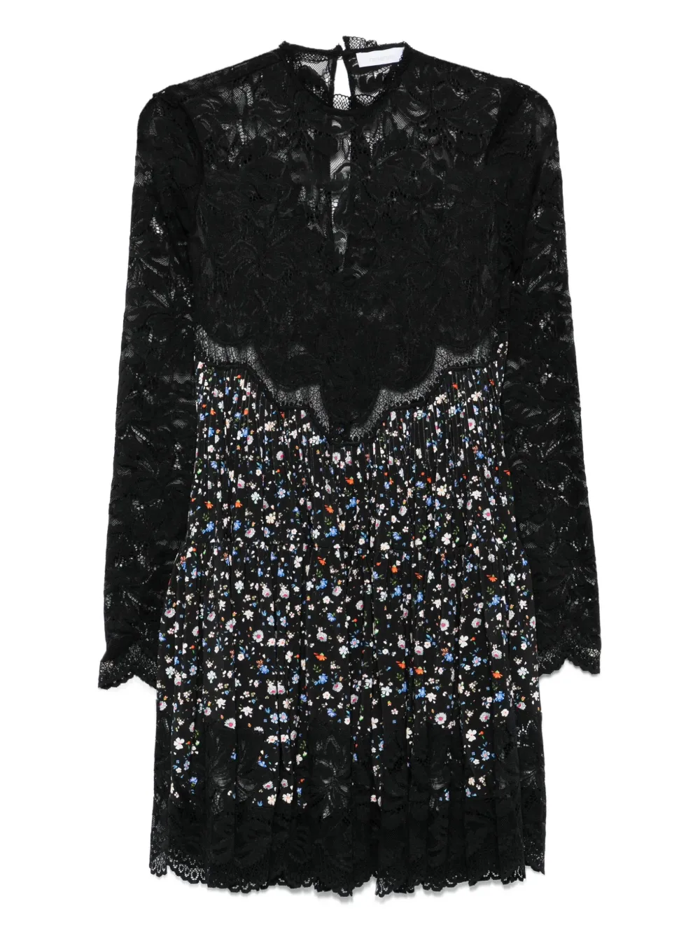 Кружевное платье мини с цветочным принтом Rabanne, черный
Кружевное платье мини с цветочным принтом Rabanne, черный