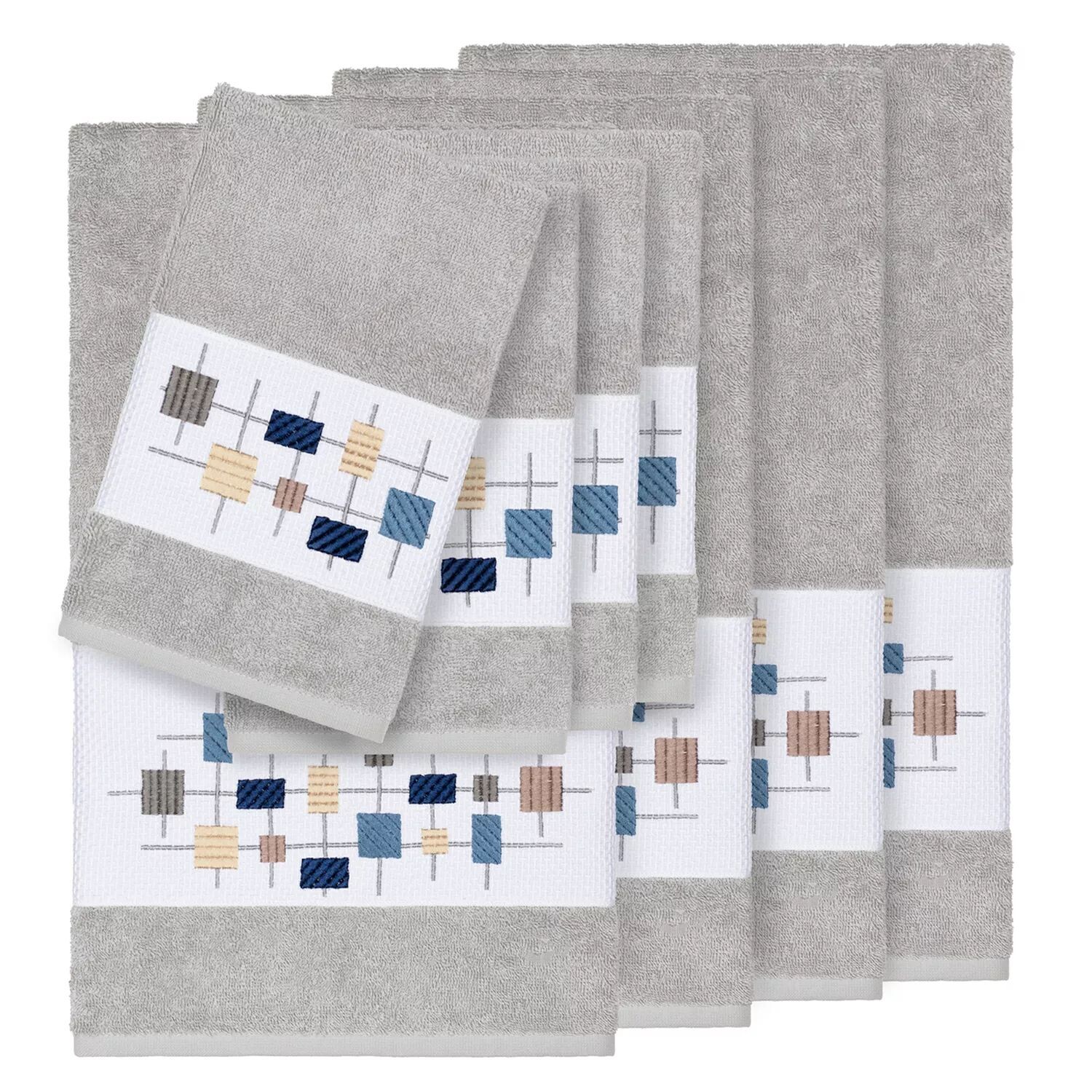 Linum Home Textiles Набор из 8 предметов турецкого хлопка с украшением Khloe, светло-серый
Linum Home Textiles Набор из 8 предметов турецкого хлопка с украшением Khloe, светло-серый