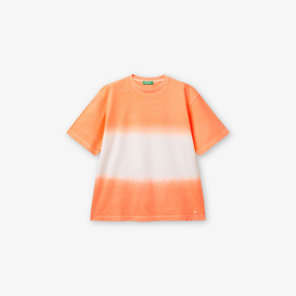 Футболка Benetton с эффектом омбре, оранжевый
Футболка Benetton с эффектом омбре, оранжевый