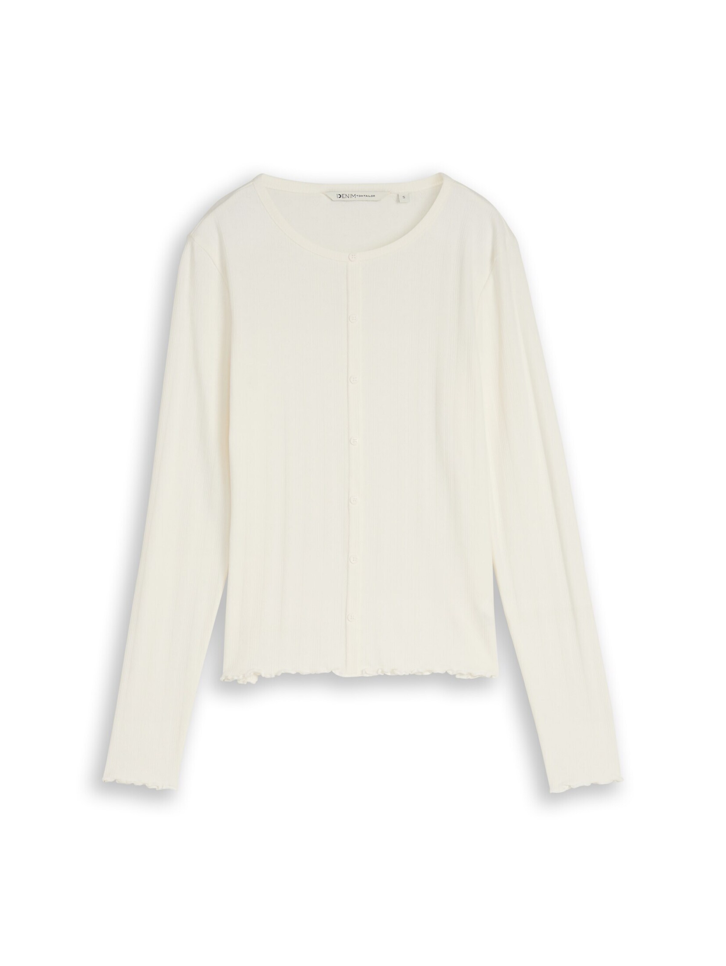 TOM TAILOR DENIM Лонгслив в белом цвете
TOM TAILOR DENIM Лонгслив в белом цвете