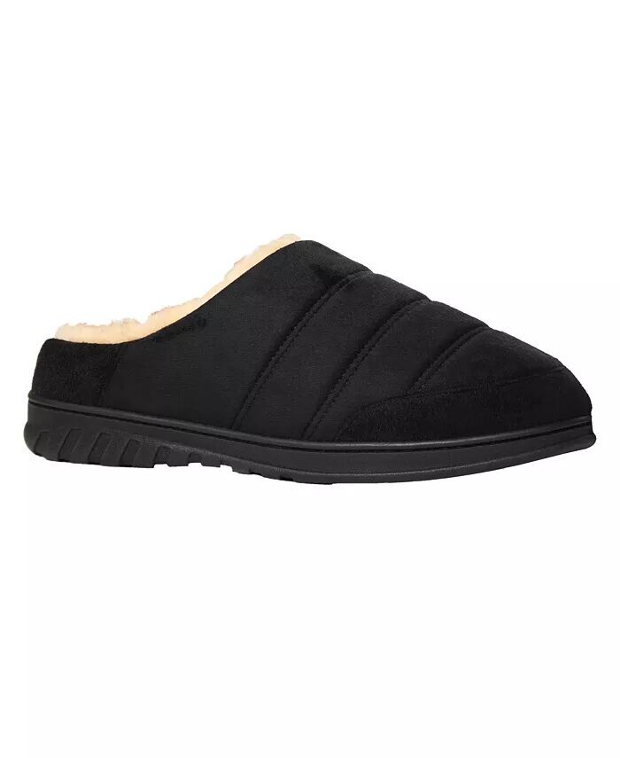 Мужские стеганые сабо из микрозамши с подкладкой из искусственного меха с наконечниками для использования в помещении и на открытом воздухе Weatherproof, черный
Мужские стеганые сабо из микрозамши с подкладкой из искусственного меха с наконечниками для использования в помещении и на открытом воздухе Weatherproof, черный