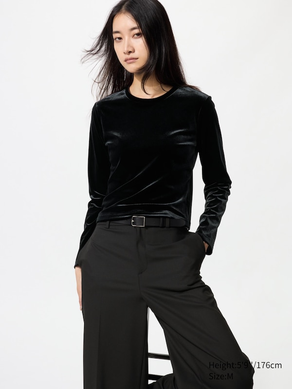 Мягкая велюровая футболка с длинным рукавом Uniqlo, 09 black
Мягкая велюровая футболка с длинным рукавом Uniqlo, 09 black