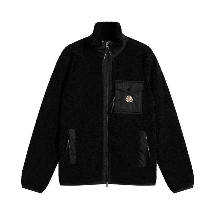 Кардиган Moncler Zip Up Teddy Fleece Cardigan, Black 
Кардиган Moncler Zip Up Teddy Fleece Cardigan, Black