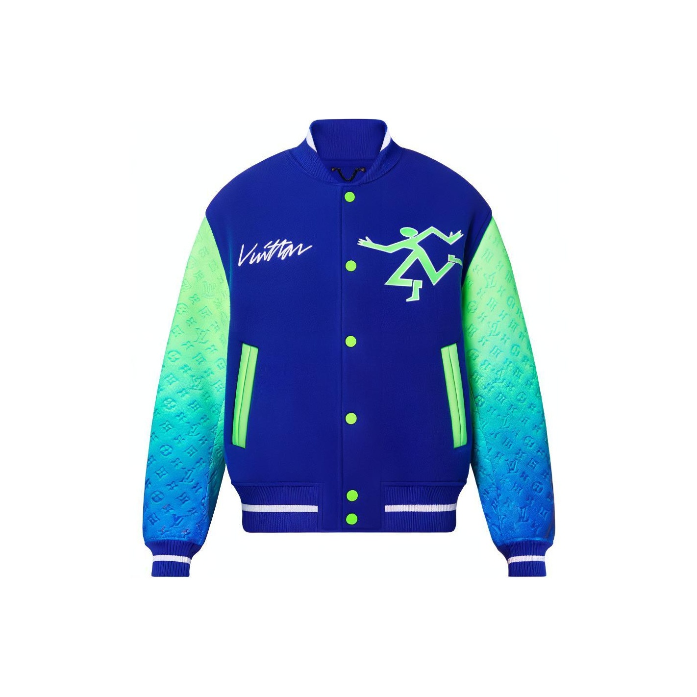Градиентная кожаная курка-бомбер LOUIS VUITTON, синий
Градиентная кожаная курка-бомбер LOUIS VUITTON, синий