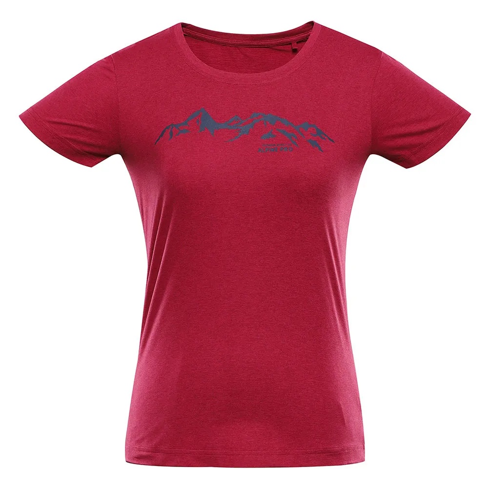 Футболка с коротким рукавом Alpine Pro Sassa, красный 
Футболка с коротким рукавом Alpine Pro Sassa, красный