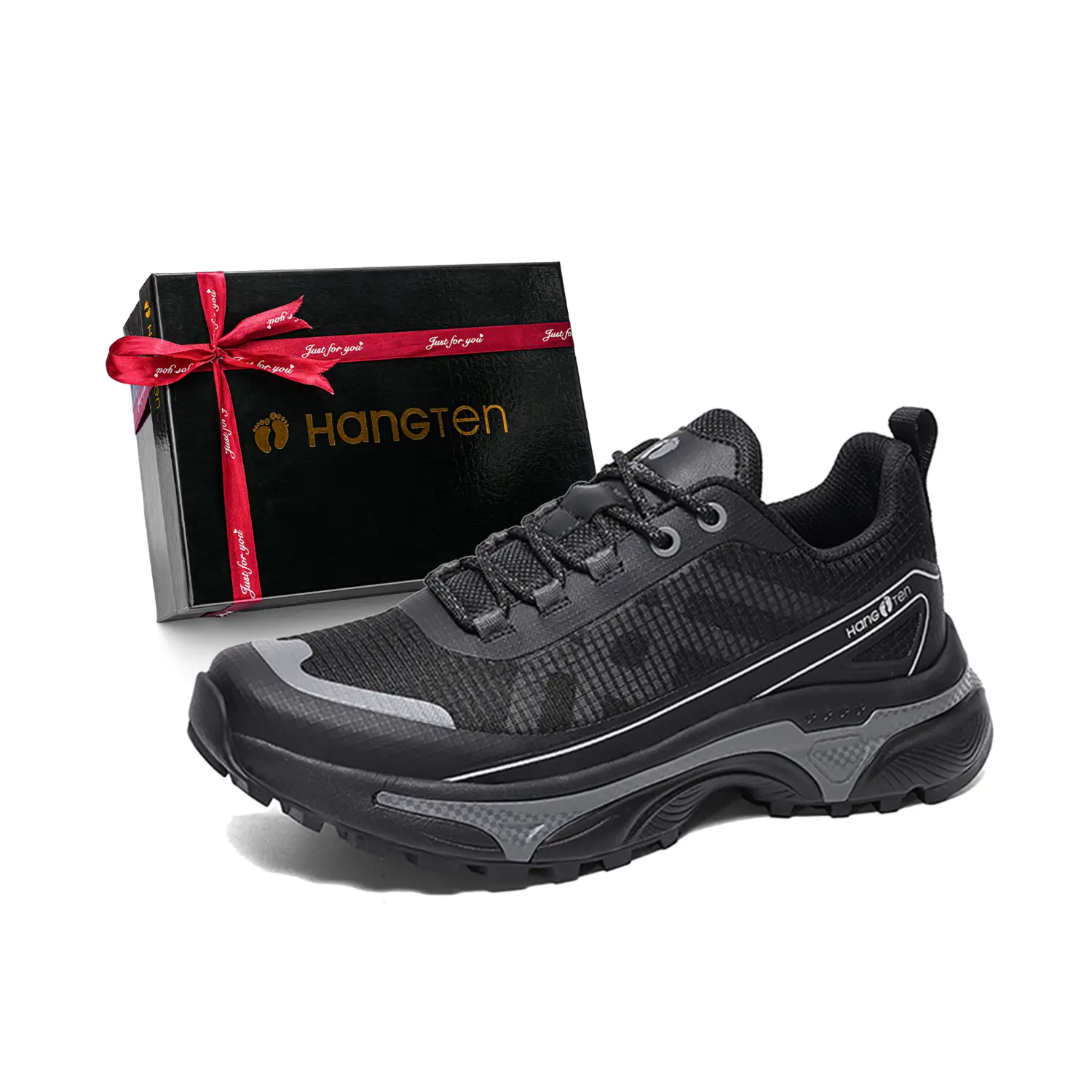 HANG TEN Мужские черные массивные кроссовки лоу-топ, цвет Black
HANG TEN Мужские черные массивные кроссовки лоу-топ, цвет Black