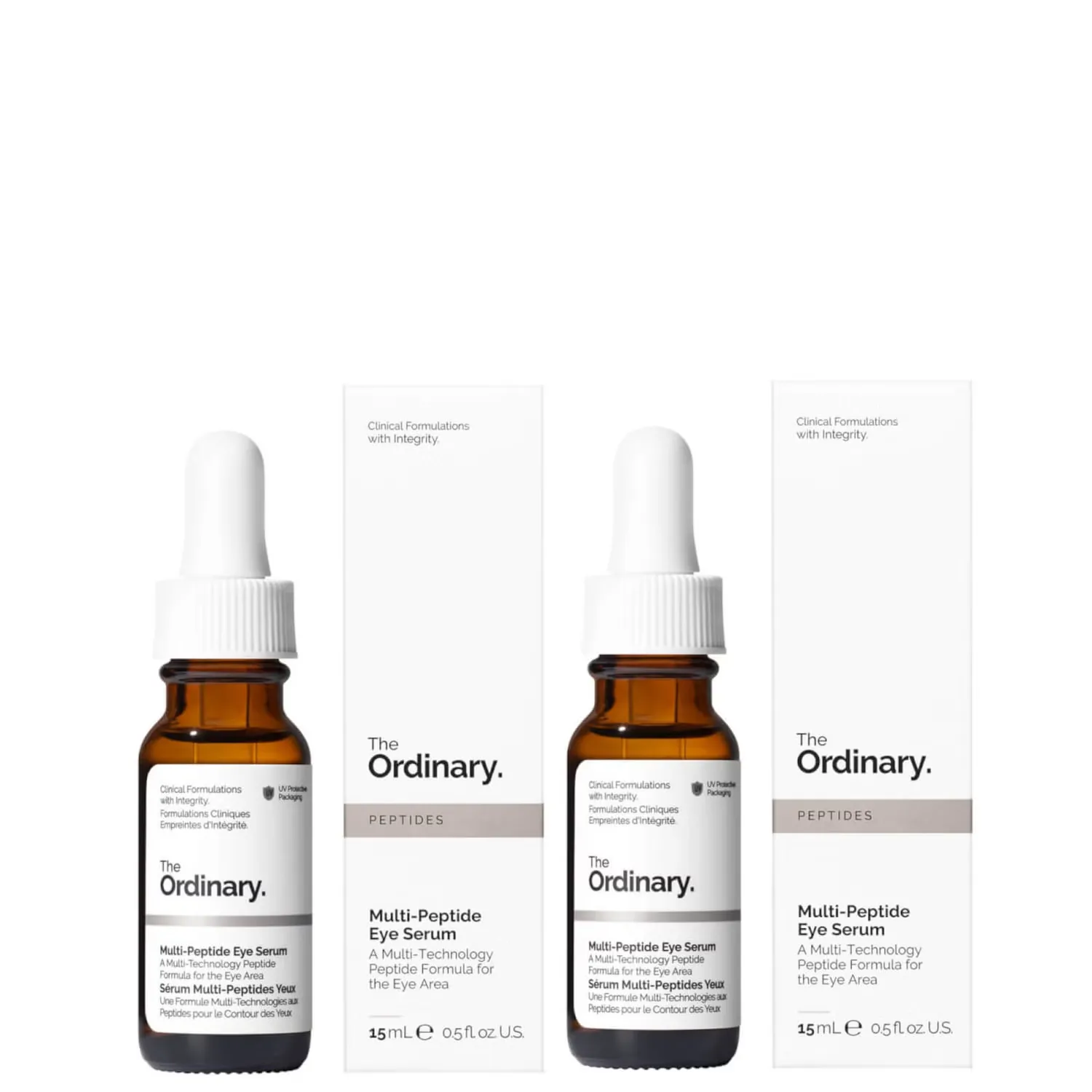 Набор Дуэт мультипептидной сыворотки для глаз The Ordinary
Набор Дуэт мультипептидной сыворотки для глаз The Ordinary
