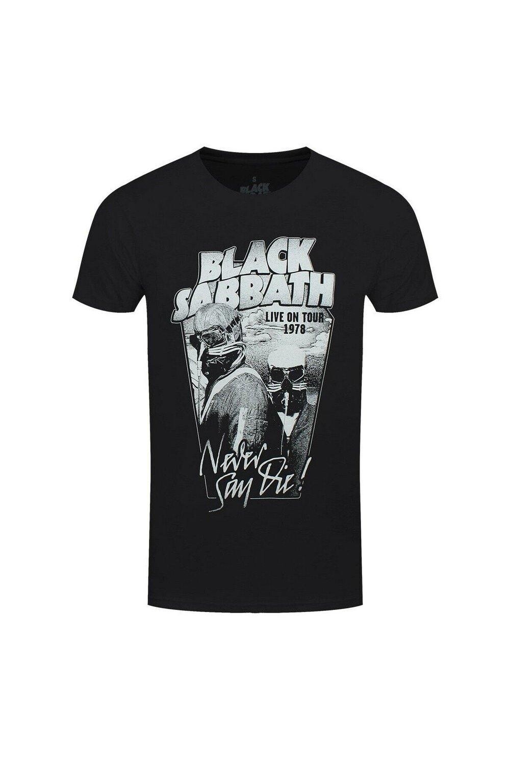 Футболка «Никогда не говори умереть» Black Sabbath, черный
Футболка «Никогда не говори умереть» Black Sabbath, черный