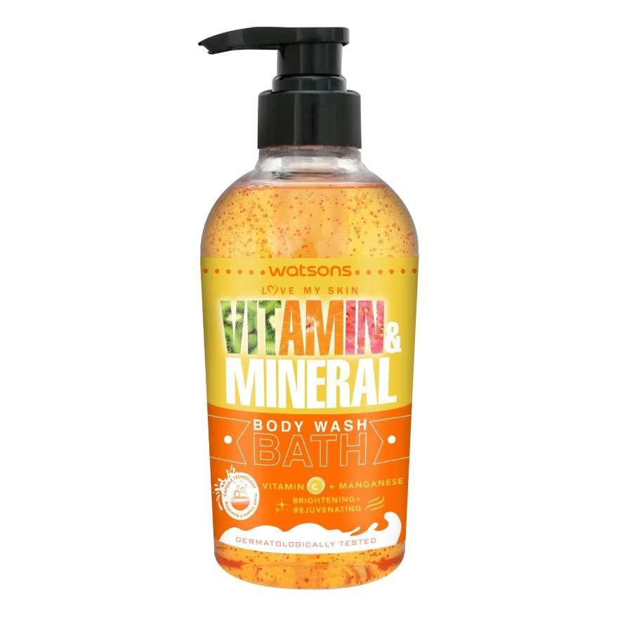 Watsons Витаминно-минеральный гель для душа Витамин С+ Марганец 500г, Yellowish orange
Watsons Витаминно-минеральный гель для душа Витамин С+ Марганец 500г, Yellowish orange